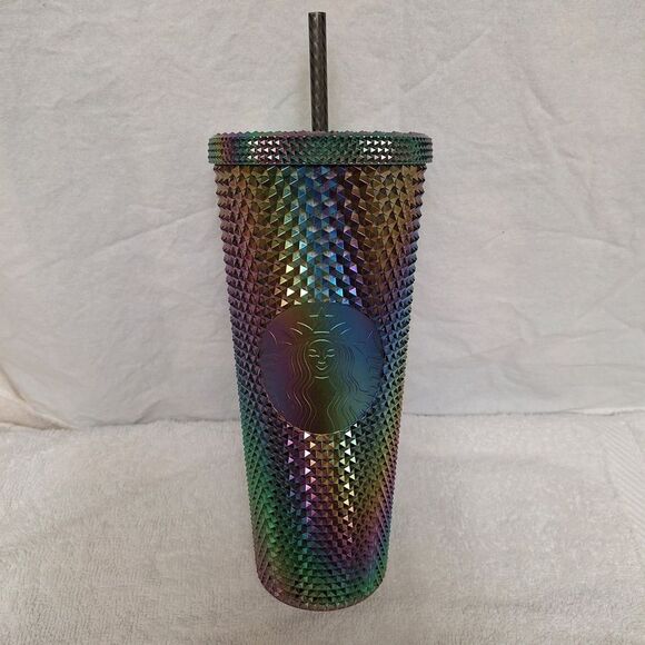 Bundle of Starbucks Fall 2023 Oil Slick Venti Tumblers - Picture 2 of 5